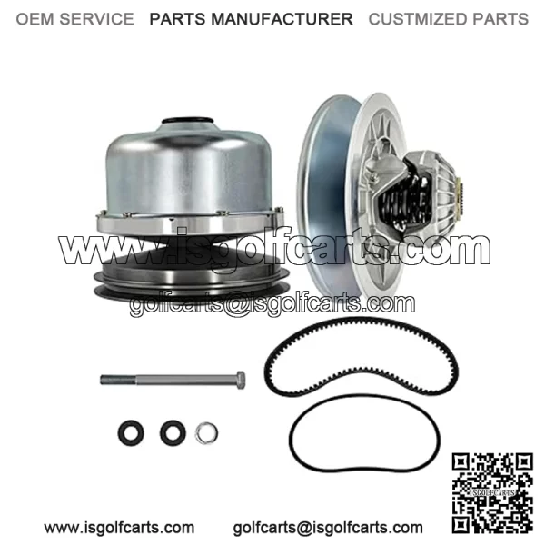 Primary Drive & Secondary Driven Clutch w/Belts Compatible with Yamaha Golf Cart G29 YDRA Drive 2007-2016, YTF Adventure Sports drive 2007-2008, Drive2 DR2A CAM 2017-up, JW8-G6201 JW8-G6202