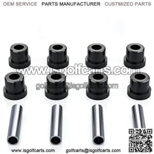 Golf Cart Rear Leaf Spring Bushings & Sleeves Kit for EZGO TXT/Medalist (94+) Gas/Electric, Club Car DS 1992-up, Include 8 Bushings 4 Metal Spacers