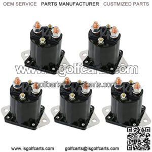 5PCS Golf Cart 36 Volt Solenoid Repalcement For Club Car Part DS 1976-1983 1998 4 Terminal Solenoid Club Car Solenoid