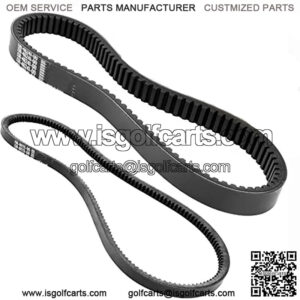 Golf Cart Drive & Starter Generator Belt for Yamaha G2-G29 4-Cycle J55-G6241-00-00, JN6-H1173-00 G16 to G22 & Drive 2012.5 & Newer