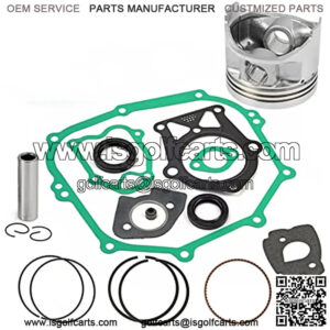 285cc Engine 4 Stroke Top End Piston & Ring and Gasket Seal Kit Standard Bore for Yamaha Golf Cart G2 G5 G8 G9 1985-1995 G11 1993 1994 J38-11610-00 J38-11631-01