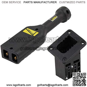 36V Charger Receptacle and Handle Plug Socket for EZGO Medalist TXT Golf Carts 1996 Up Replaces 73345-G01??73063-G01