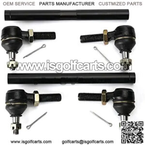 Golf Cart Steering Tie Rod End Shaft Assembly (2) For EZGO TXT Medalist Golf Cart 1994-2001.5 Replaces# 70074-G01, 70074-G02