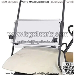 Golf Cart EZGO TXT 1995-2013 Clear Fold Down Impact Resistant Windshield for EZGO TXT Golf Carts