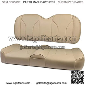 FS2 Custom Golf Cart Front Seat for Yamaha G29 Drive - [2007-2016] - [Add $40]- Khaki Base - No Pattern