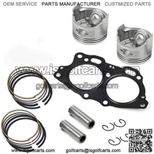 MOTO1988 Piston & Ring ANG Gasket for EZGO TXT 4 Cycle Gas Golf Cart 295cc MCI Fuji Robin Engine 1991-2008 OEM 26607-G01 26608-G01 4570 Standard