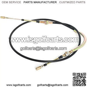 73" Golf Cart Forward and Reverse Transmission Shift Cable for Club Car Carryall, Turf II, Turf II Plus 2008-Up, Replaces OEM#1015409 and 1015398-01