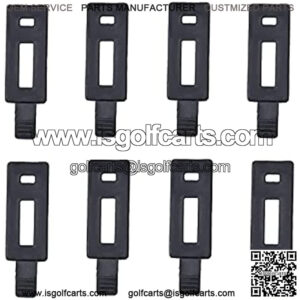 Replace Yamaha G1, G2, G8, G9, G11 Golf Cart Air Cleaner Hooks ??Quantity: 8 Latch/Color: Black??