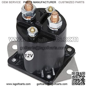 12V Golf Cart Solenoid for 1984 Newer Club Car DS Precedent, Clubcar Solenoid Replaces OEM 1013609, 1012275, 240-20013, 435-154