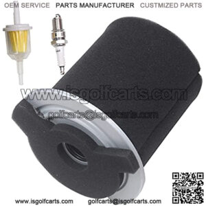 New Air Filter Spark plug oil filter For Yamaha G1 2-Cycle 1979-1989 G14 4 Cycle 1995-1996 Gas Golf Cart Replaces JF7-14450-01, EPIGC140