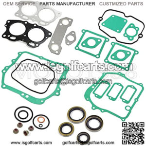 Gasket Seal Rebuild Kit for EZGO 295cc 350cc 4 Cycle Gas Golf Cart 1991-2008 Fuji Robin Engine Pre MCI inc MCI Breather Gasket