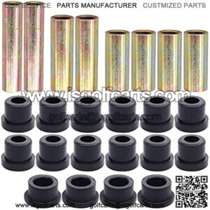 Front Lower Spring and Front Upper A Arm Suspension for Club Car DS Golf Cart Urethane Bushing Kits 1016346 Inner Outer Bronze Sleeve 1016349 1016350
