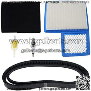 Tune Up Kit Compatible with Yamaha 2007-2011 G29/Drive Gas Golf Cart with Air Filter Drive & Starter Belt