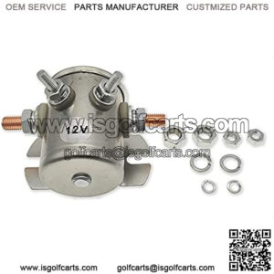 16542G1 12V 4 Terminal for 1979-1994 Ezgo Marathon Gas Golf Carts 2 or 4 Cycle Engines Solenoid