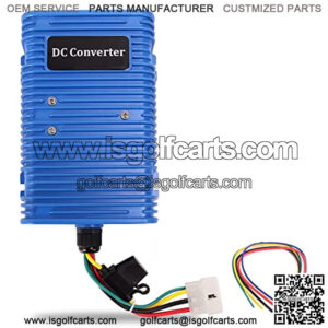 Universal Golf Cart Voltage Reducer Converter DC 36V 48V to 12V 30A 350W Step Down Regulator Buck Transformer for EZGO Club Car Yamaha