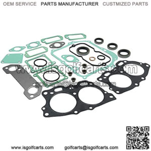 Complete Engine Gasket Seal Kit Compatible for EZGO Golf CARTS 295cc 350cc 1991-2002 Fuji Robin Engine Cycle Gas Golf Cart