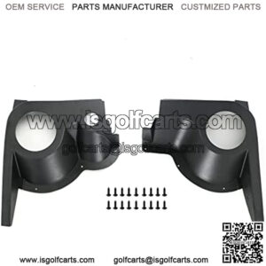Golf Cart Parts & Accessories Golf Cart Speaker Pod Kit Set of 2 Black for EZGO TxT 1994 and Up