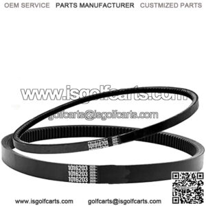 Club Car Clutch Drive Belt/Starter Generator Belt Kits for 1997-Up DS & 2004-Up Precedent Golf Cart with OHV Kawasaki Engine Replaces OEM #101916701, 1016203