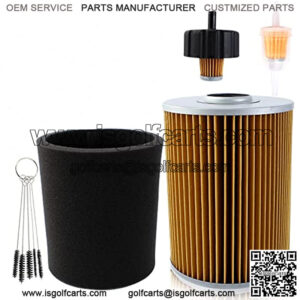 Air Filter with Pre Filter Compatible with Yamaha G2 G8 G9 G11 4-Cycle Stroke Gas Golf Cart Club Car 1985-1995 J10-14417-00 J38-14450-00 2123 2120