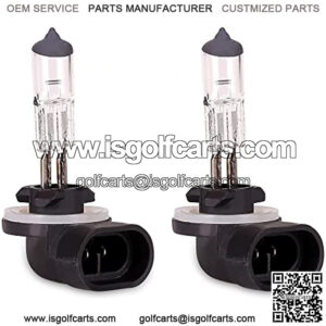 Golf Cart Halogen Headlight Bulb for Club Car DS 1999 up &Precedent 2004-up and EZ-GO 1994-up,12V 37W Headlights, OEM# 101988101, 74004G01 (Pack of 2)