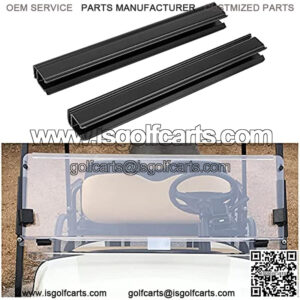 Golf Cart Windshield Mounting Clips Kit for EZGO TXT DCS PDS 1994-up,Fit 3/4" Square Tube,OEM# EGWHC12,EGWHC10