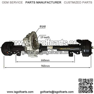 Rear Axle Assembly 73500-G01 for EZGO Golf Cart 1994-Up TXT