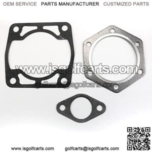 Top End Gasket Set Cylinder, Head, Exhaust Fit for EZGO 2 Cycle Gas Golf Cart 1980-1988