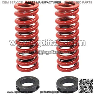 1409KMT Golf Cart Yamaha G29 Shock Springs Heavy Duty Rear Coil Springs for Yamaha G14, G16, G19, G20, G22, G29 Drive Gas & Electric Models(Pair)
