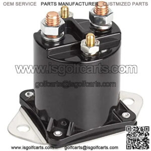 Electric Golf Cart 36 Volt Golf Cart Solenoid Replacement for Club Car Golf Cart Parts (1976 to 1998) 4 Terminal Solenoid