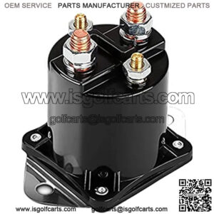 12V Golf Cart Solenoid for Club Car 1984-Up DS/04+ Precedent Starter Solenoid 1013609/435-154