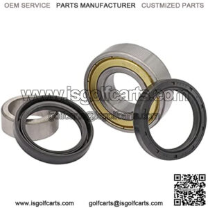 Rear Axle Bearing Bushing & Oil Seal Kit for Club Car DS & Precedent 1986-2014 Electric Golf Cart OEM 1011291 1014207 1013794