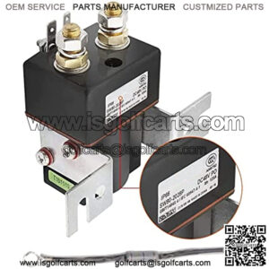 Club Car 48V 4 Terminal Albright Solenoid Coil with Resistor Assembly for 1995-Up DS and 2004-2008 Precedent Golf Carts OEM# 101908701 102774701 5722