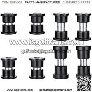 Golf Cart Front Lower Leaf Spring + Front Upper A-Arm Suspension Bushing & Sleeve Kit for Club Car DS 1992 Up Gas & Electric,OEM: 1016346, 1016349, 1016350