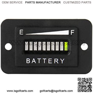 36V LED Battery Capacity Indicator, Battery Charge &Discharge Meter,Suitable for Lead Acid Battery(but not Trojian's),Works on Golf Cart Electric Vehicle Star Car Stacking Machine Alternator