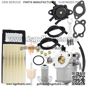 Carburetor Air Filter Fuel Pump Compatible with EZGO 350cc Robin Engine Golf Cart Gas Club Car 4-Cycle Carb Workhorse 17559 72558-G01 72558-G05 72840-G02 520-184 TXT MPT 800 1200 ST-350 Sport