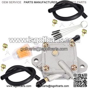 Fuel Pump Compatible with EZGO Golf Cart Gas Car 295cc 350cc Robin Engine TXT & Medalist 4-Cycle Model 72021-G01 S5148 72021G01 1994-UP