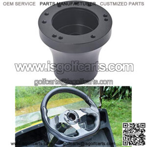 Golf Cart Steering Wheel Adapter Replacement for EZGO Club Car Yamaha and Generic of Most Golf Cart