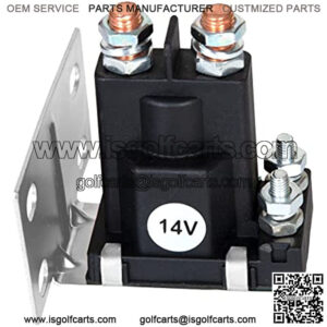 4 Terminal Solenoid for EZGO TXT Gas Golf Cart 1994-Up, Replace OEM 27153-G01, 27153G01, 612813, 14V 500A