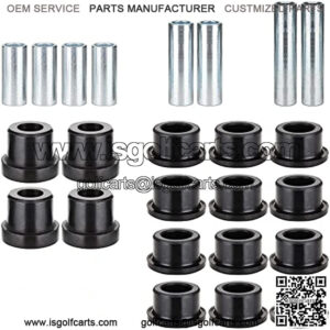 Front Lower Spring & Upper A Arm Bushing Kit for Club Car DS Golf Cart, Replace OEM 1016346 1016349 1016350