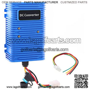 Golf Cart 30 Amp Voltage Reducer Regulator Step-Down Converter 36/48V to 12V for EZGO/Club Car/Yamaha/Icon/Advanced EV Models