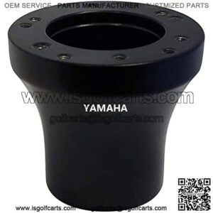 12.5 Inch Golf Cart Steering Wheels of Multiple Colors and EZGO/Club Car/Yamaha Hub Adapter (Sold Separately)