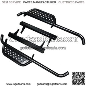 Revenge Golf Cart Parts & Accessories Steeleng Heavy Duty Nerf Bars/Running Boards for EZGO TXT 1996-2021 Golf Cart(Set of 2)