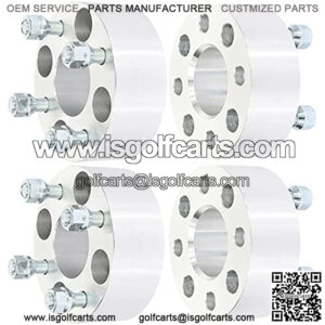 4X 2 inch 4x4 to 4x4 4 Lug Wheel Spacers 4x101.6mm to 4x101.6mm 1/2" Studs 59mm CB fits for EZ GO EZGO Club Car for ATV Go-lf Cart