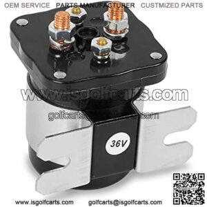 36 Volt, 4 terminal Solenoid Compatible with 1989 - UP EZGO 20468G1 Golf Cart