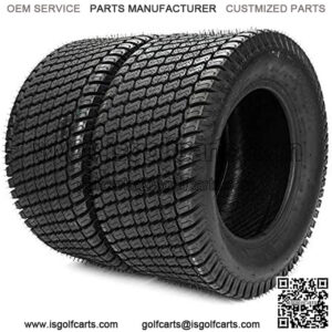 Set of (2) 23x10.50x12 Lawn Mower Golf Cart Garden Tires Turf Tread 4PR Load Range B Tubeless