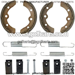 1018232-01 Club Car Brake Shoes Spring Kit Replacement for 1995-up DS G&E Precedent Golf Cart 1018163-01 1011466 Automatic Adjust Only 2 Short & 2 Long