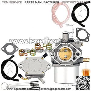 Carburetor Fuel Pump Compatible with Kawasaki FE350 Golf Cart Gas Club Car DS Precedent Turf Carryall Industrial Carts 1016438 1016439 1016440 1016478 1016441-01 1018059-01 1019059-01 103524501