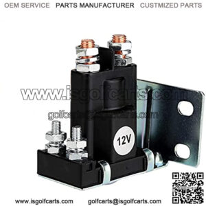 12V 4 Terminal Solenoid Relay for EZGO Marathon 1979-1994 Gas 2/4 Cycle Golf Cart, Replace OEM 16542-G1 16542G1 1133