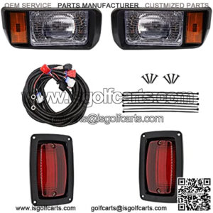 Club Car DS Light Kit Headlight and Tail Light Kit Factory Style 101988002 101988001 1993 UP