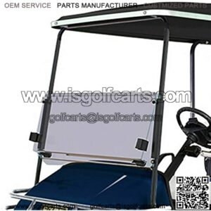 Folding Golf Cart Tinted Windshield For 1994-2014 EZGO TXT & Medalist